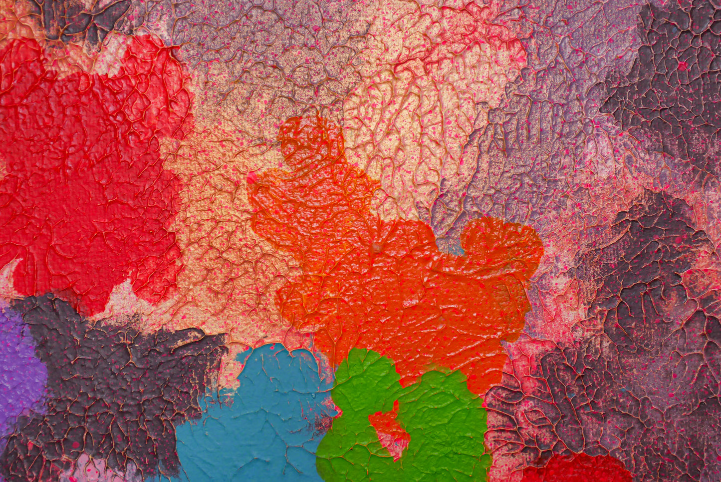 Oriental Celebration No. 05 - Acrylic & Metallic Spray Paint on Canvas