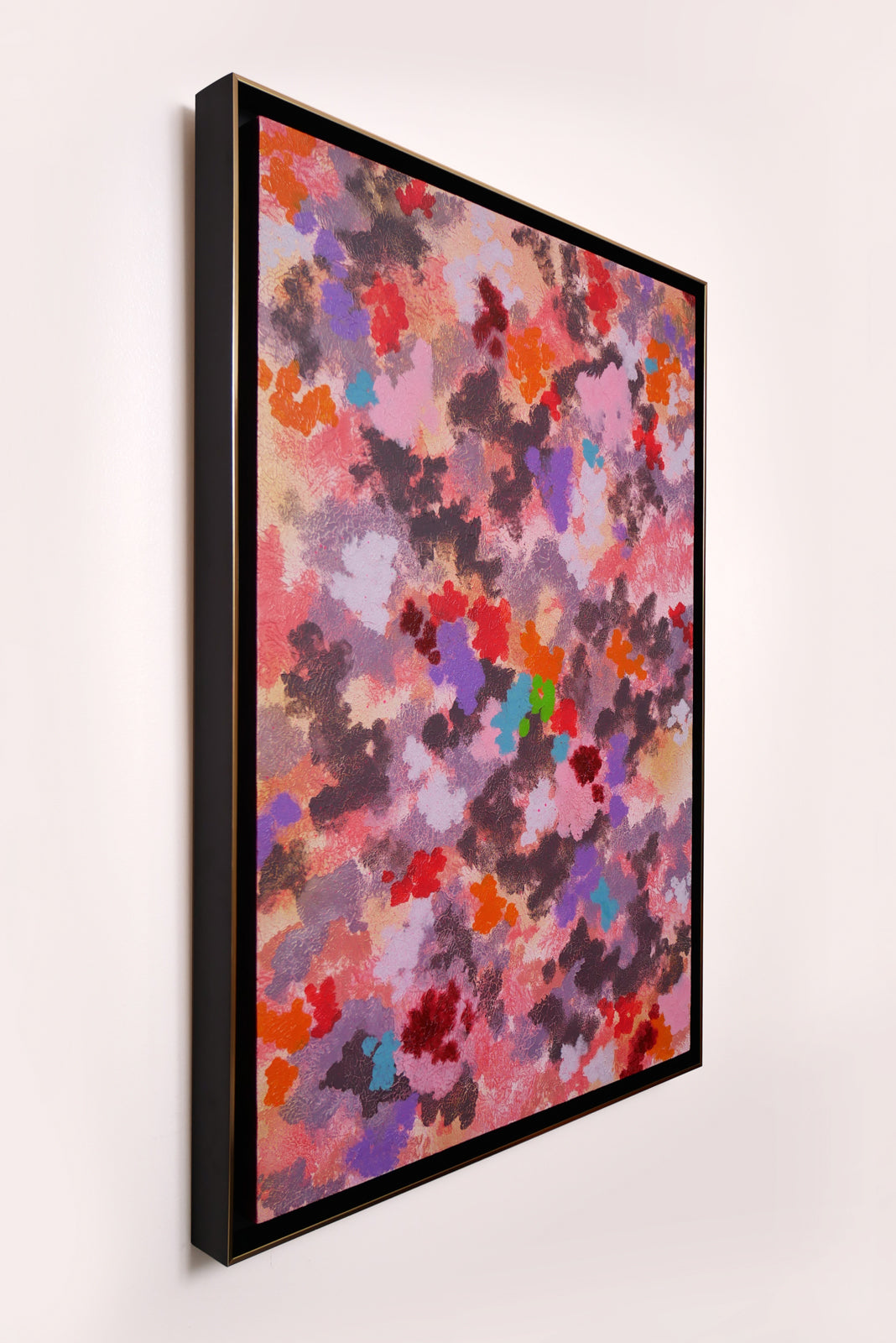 Oriental Celebration No. 05 - Acrylic & Metallic Spray Paint on Canvas
