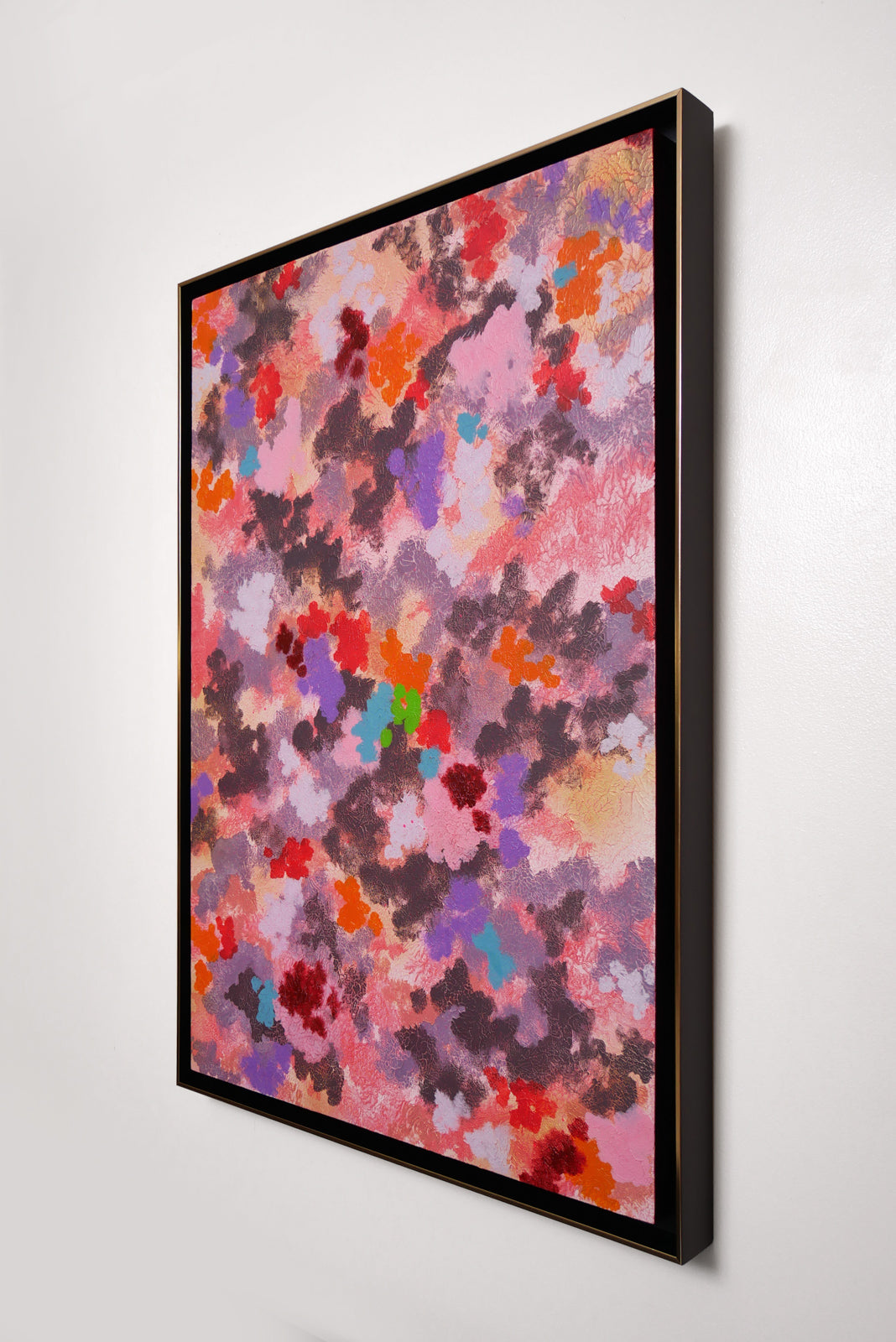Oriental Celebration No. 05 - Acrylic & Metallic Spray Paint on Canvas