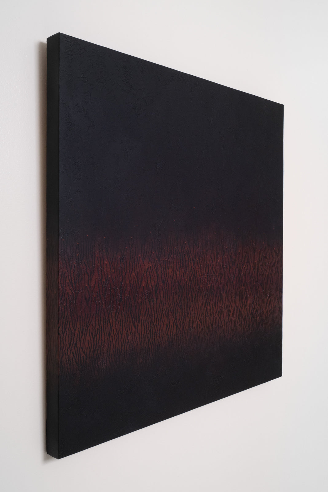 Abyssal Plain - Acrylic & Spray Paint on Canvas