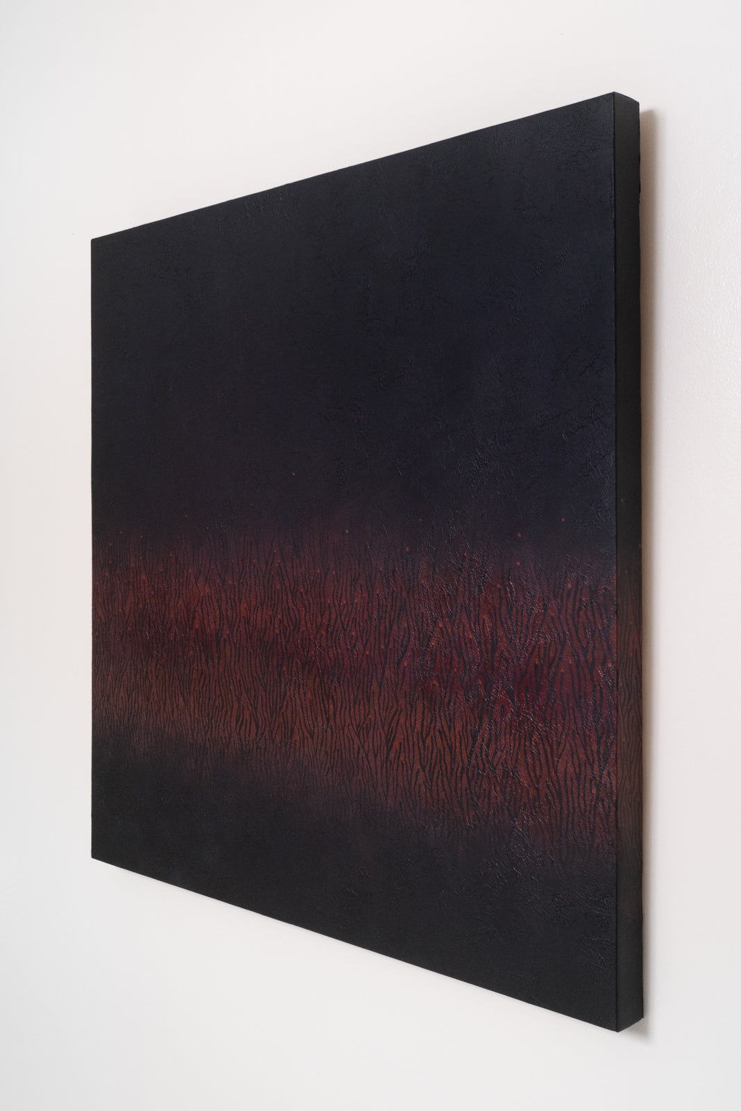 Abyssal Plain - Acrylic & Spray Paint on Canvas