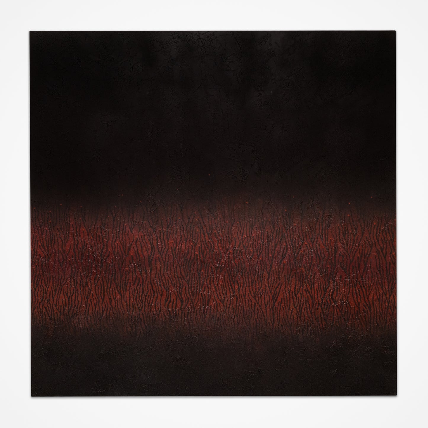 Abyssal Plain - Acrylic & Spray Paint on Canvas
