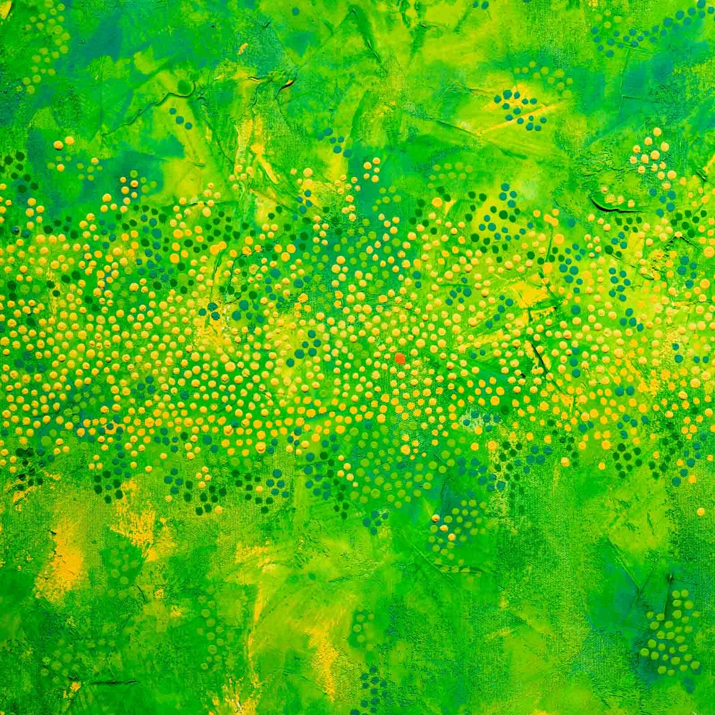In The Line Of Spring - Acrylic on Canvas