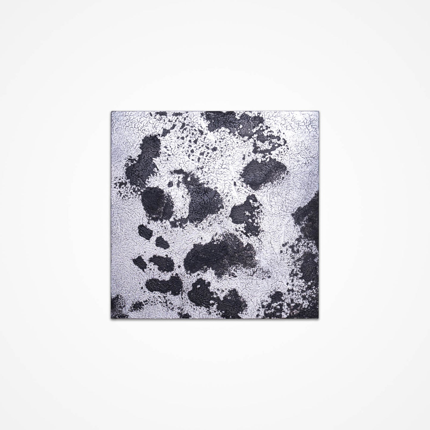 Koi Square 1/8 - Acrylic & Metallic Spray Paint on Canvas