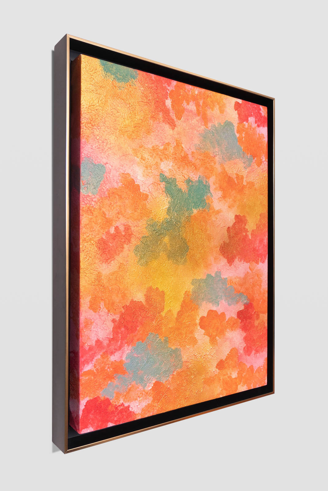 Oriental Circulation No. 06 - Acrylic & Metallic Spray Paint on Canvas