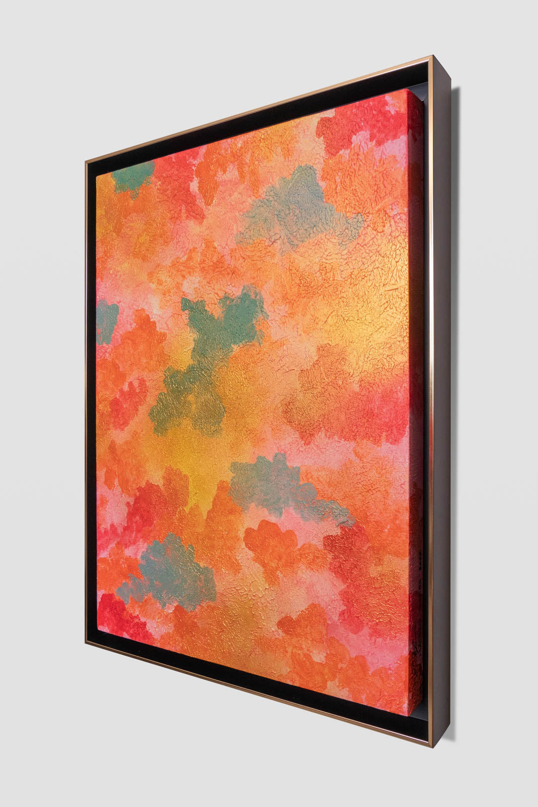Oriental Circulation No. 06 - Acrylic & Metallic Spray Paint on Canvas