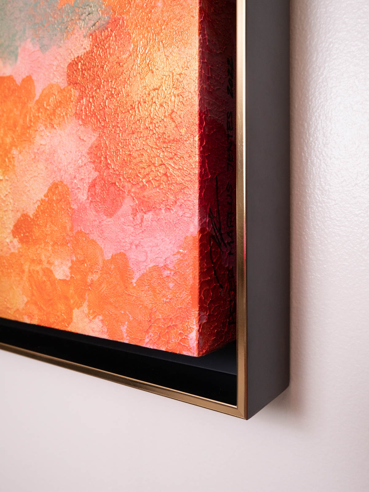 Oriental Circulation No. 06 - Acrylic & Metallic Spray Paint on Canvas