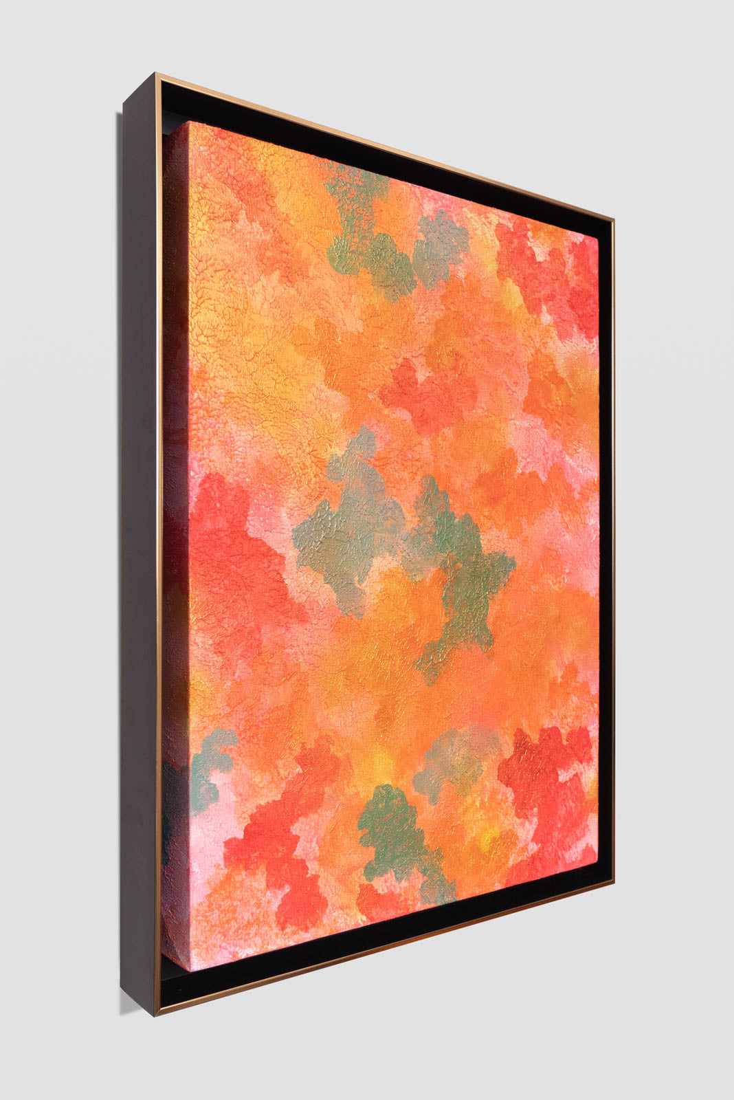 Oriental Circulation No. 07 - Acrylic & Metallic Spray Paint on Canvas