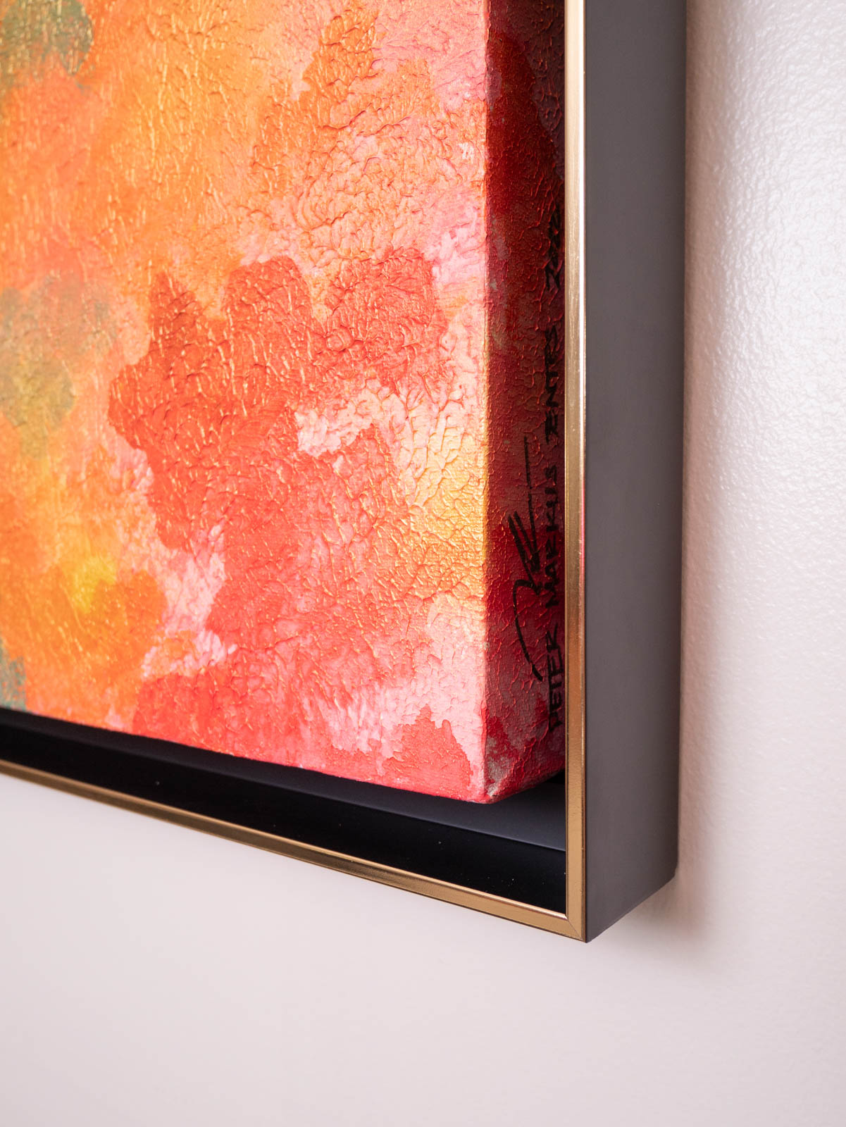 Oriental Circulation No. 07 - Acrylic & Metallic Spray Paint on Canvas