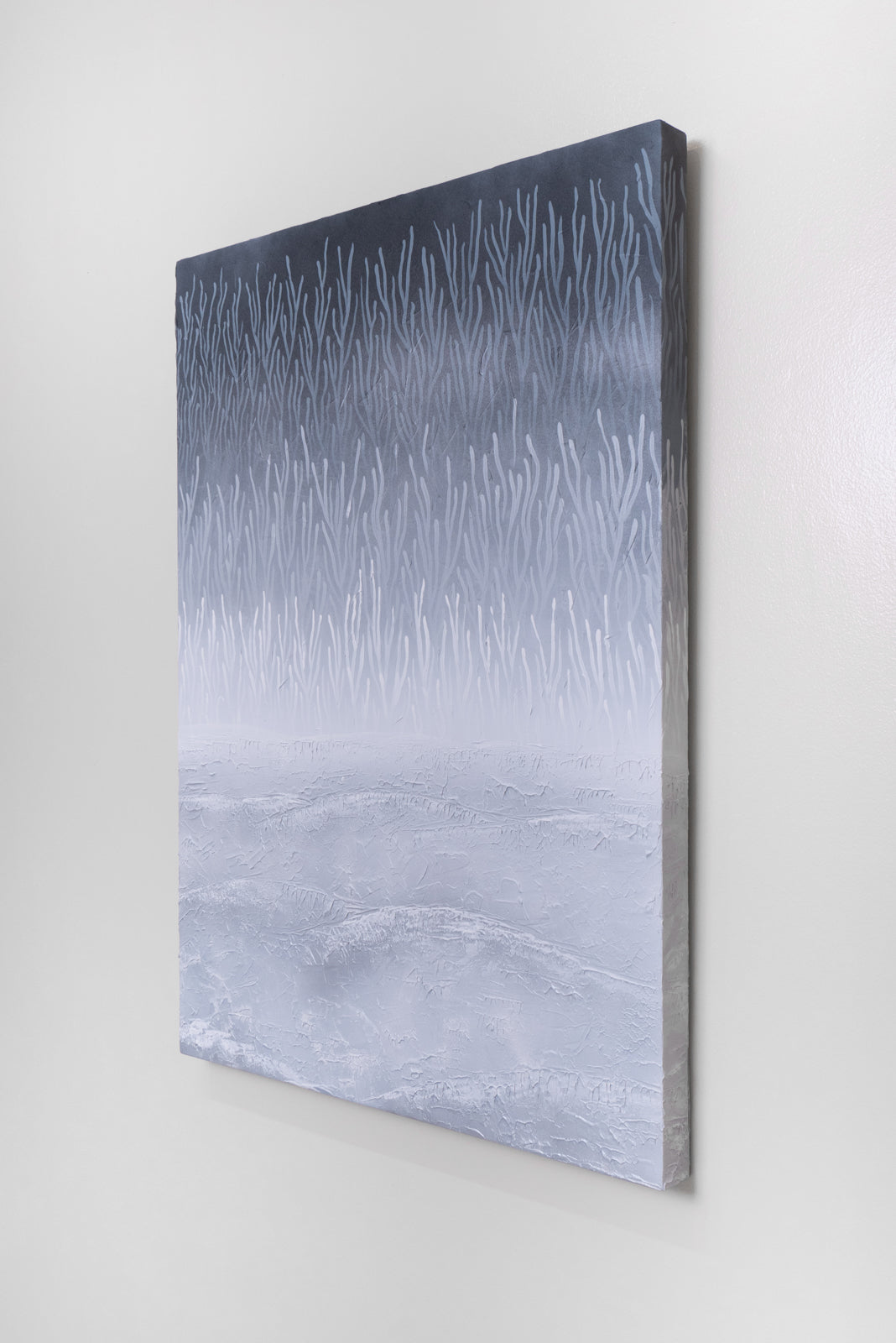 Tundra - Acrylic & Metallic Spray Paint on Canvas