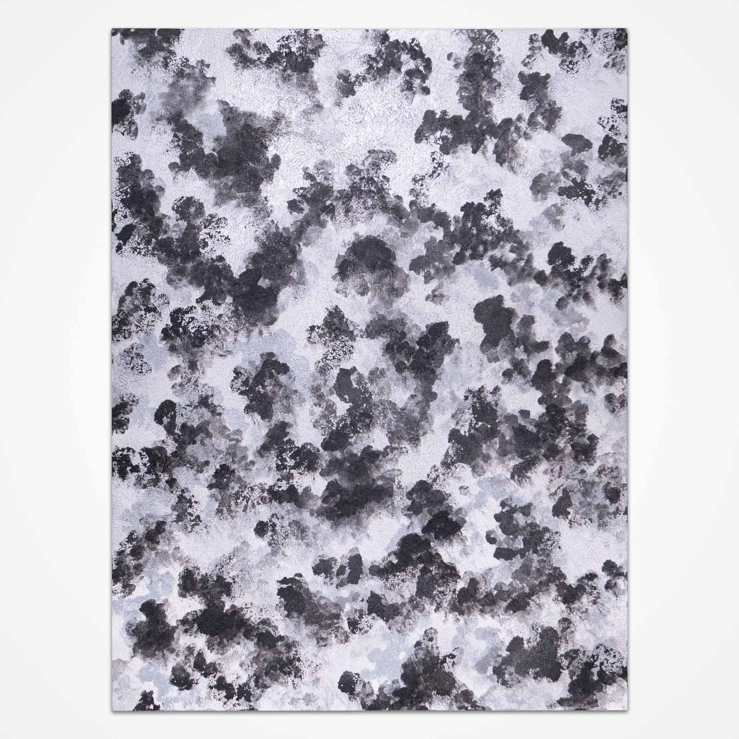 Yin Yang Sky - Acrylic & Metallic Spray Paint on Canvas