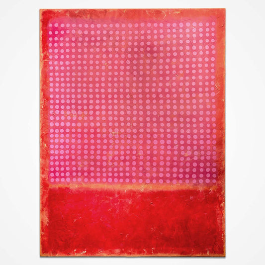 Dots on a Rothko No. 02 - Acrylic & Colored Pencil on Canvas