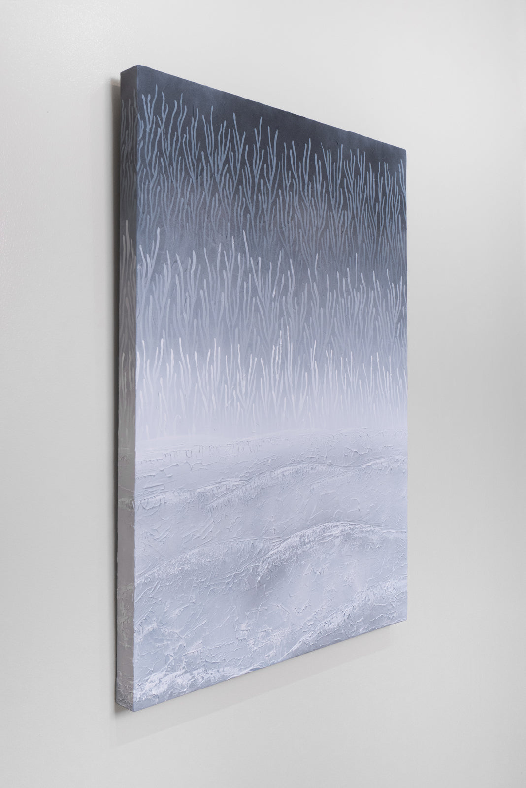 Tundra - Acrylic & Metallic Spray Paint on Canvas